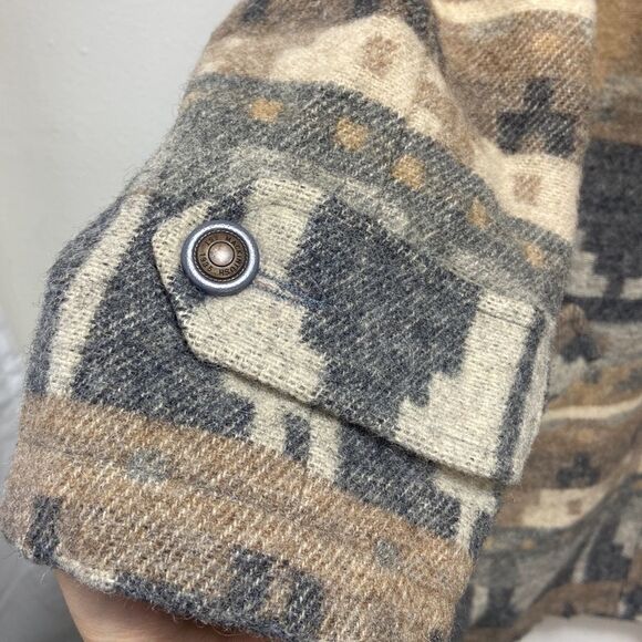 Vintage Mackintosh Tribal/Western/Aztec Print Coat Size 14 - Picture 3 of 12